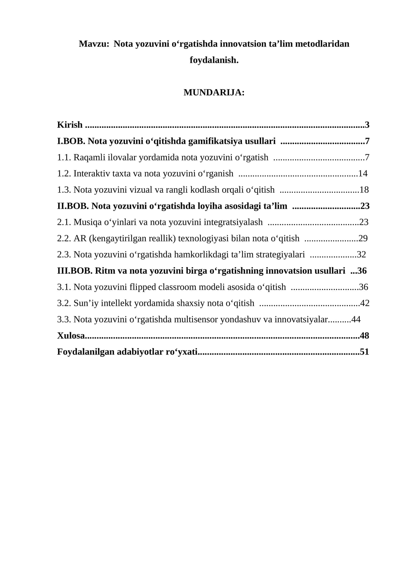 Nota yozuvini o‘rgatishda innovatsion ta’lim metodlaridan foydalanish.