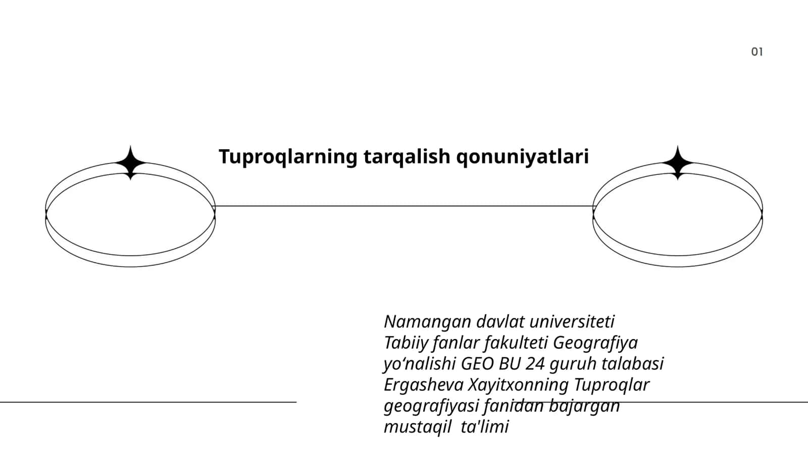 Tuproqlarning tarqalish qonuniyatlari