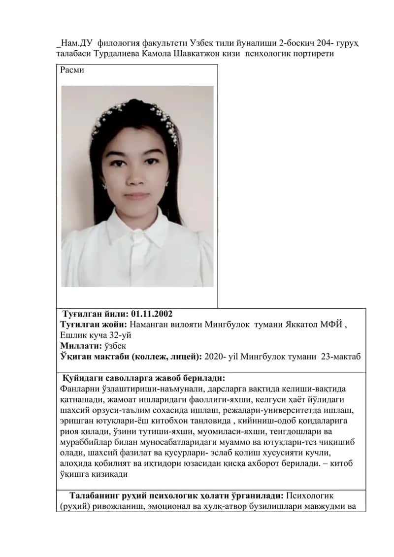 Psixologik portreti