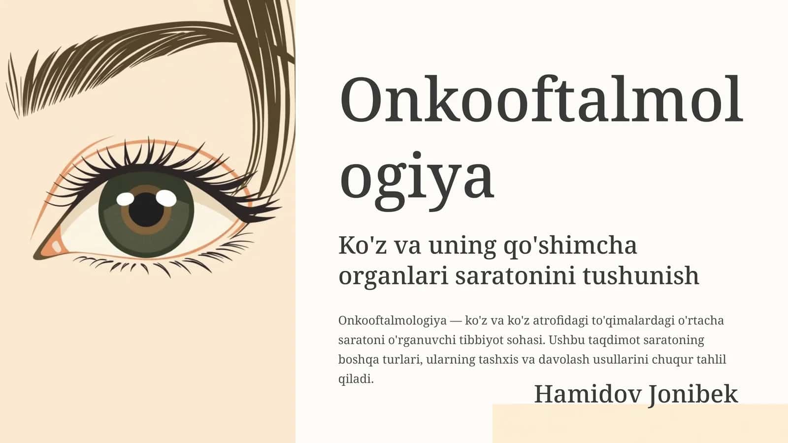 Onkooftalmologiya