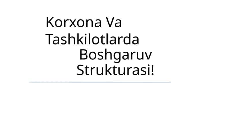 Tashkiliy ierarxiya