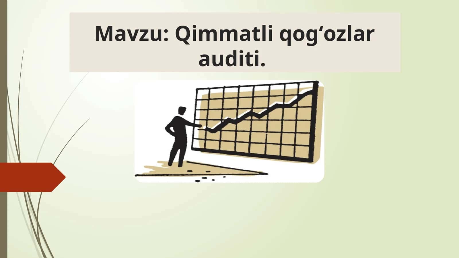 Qimmatli qogʻozlar auditi.