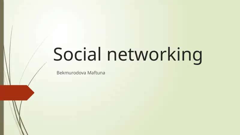 Social networking