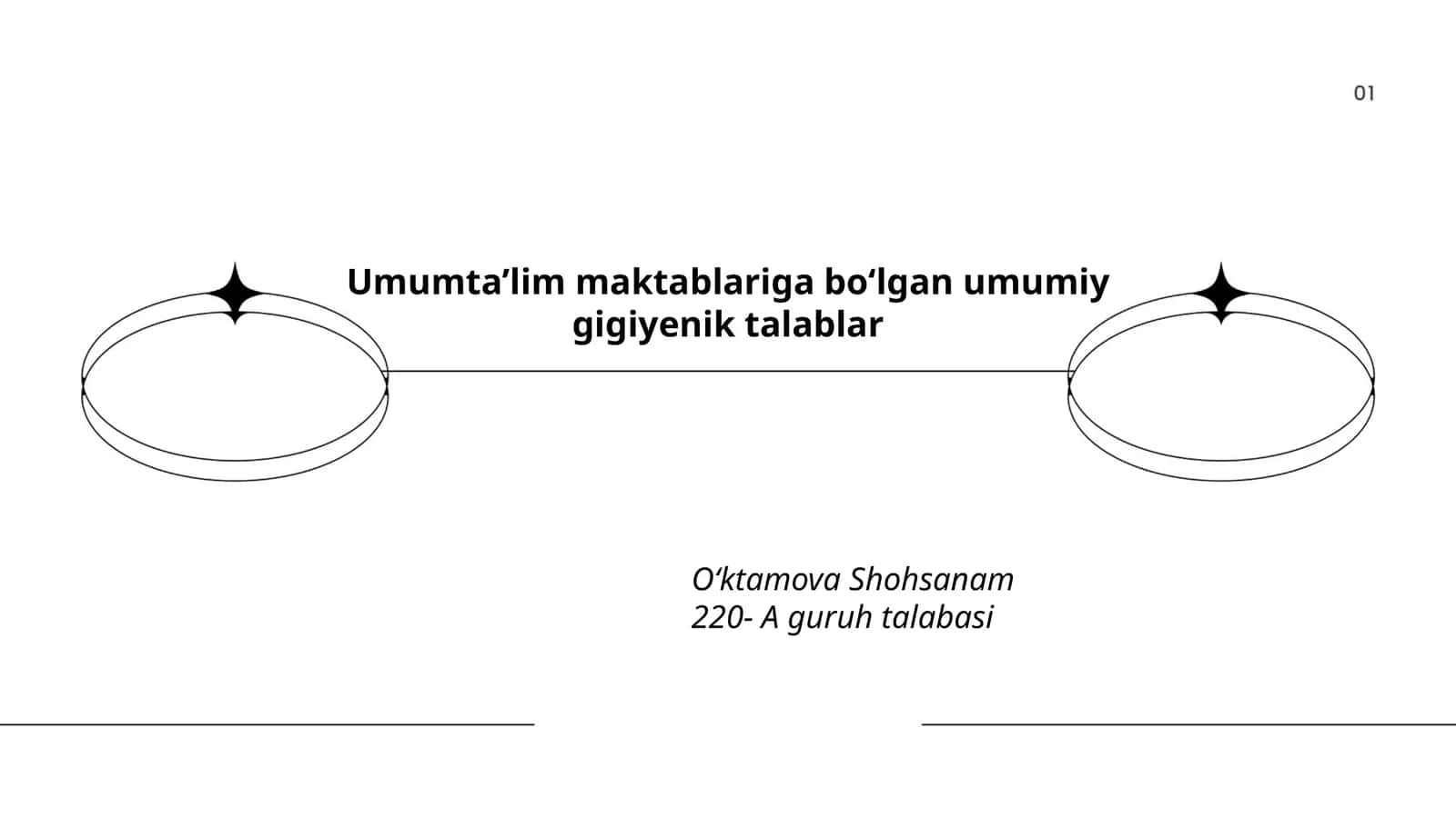 Umumta’lim maktablariga bo‘lgan umumiy gigiyenik talablar