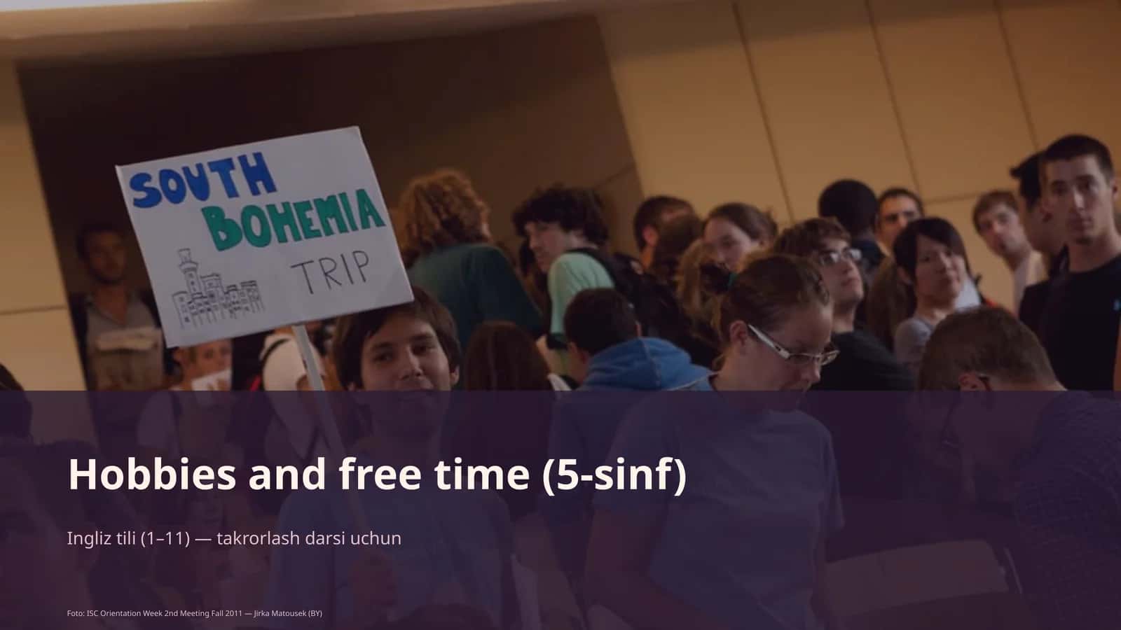 Hobbies and free time (5-sinf)