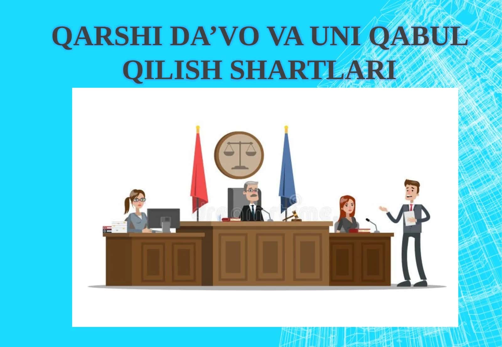 QARSHI DA’VO VA UNI QABUL QILISH SHARTLARI