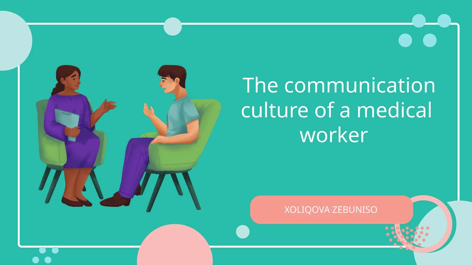 The communication culture of a medical worker