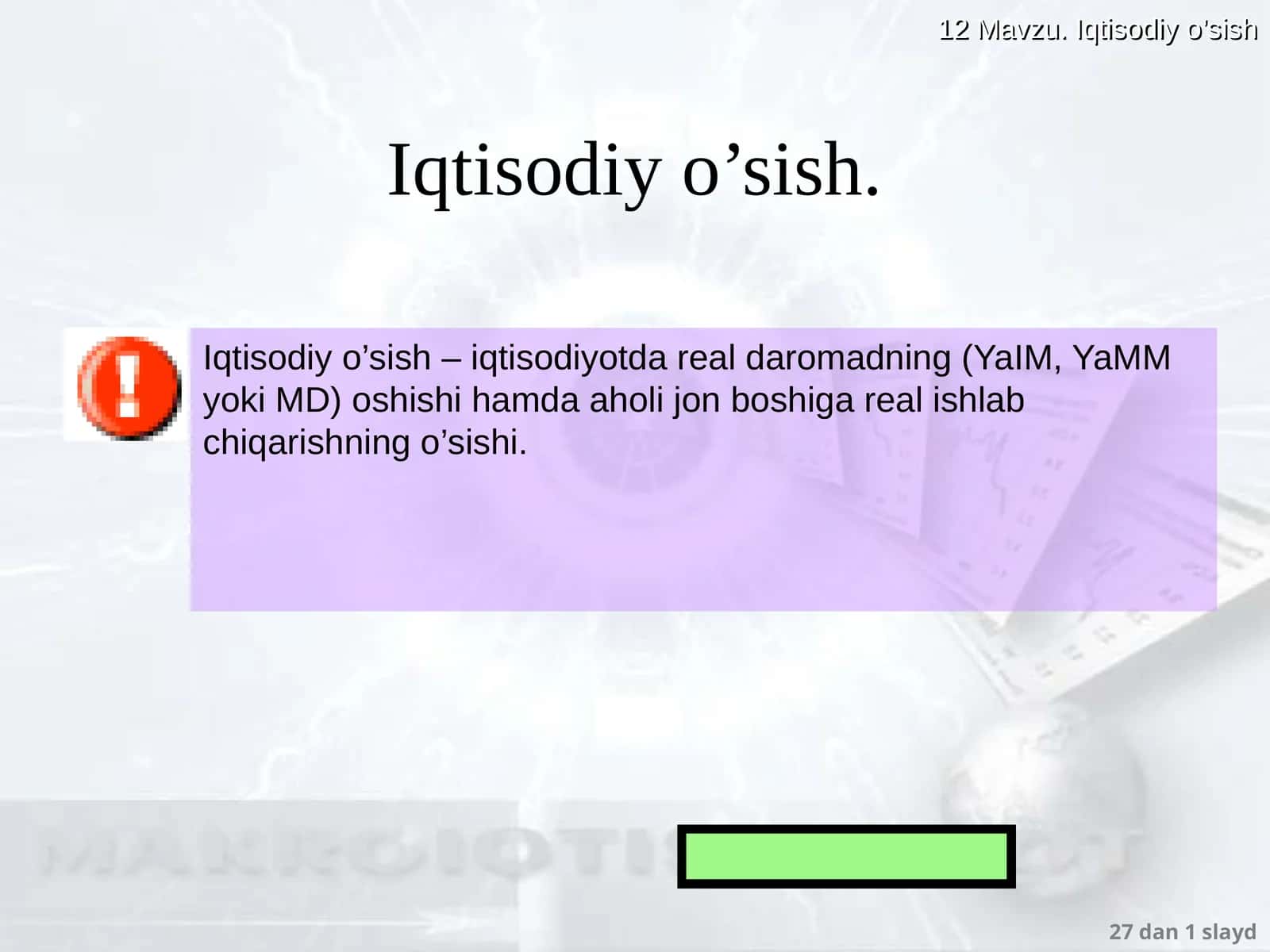 Iqtisodiy o’sish
