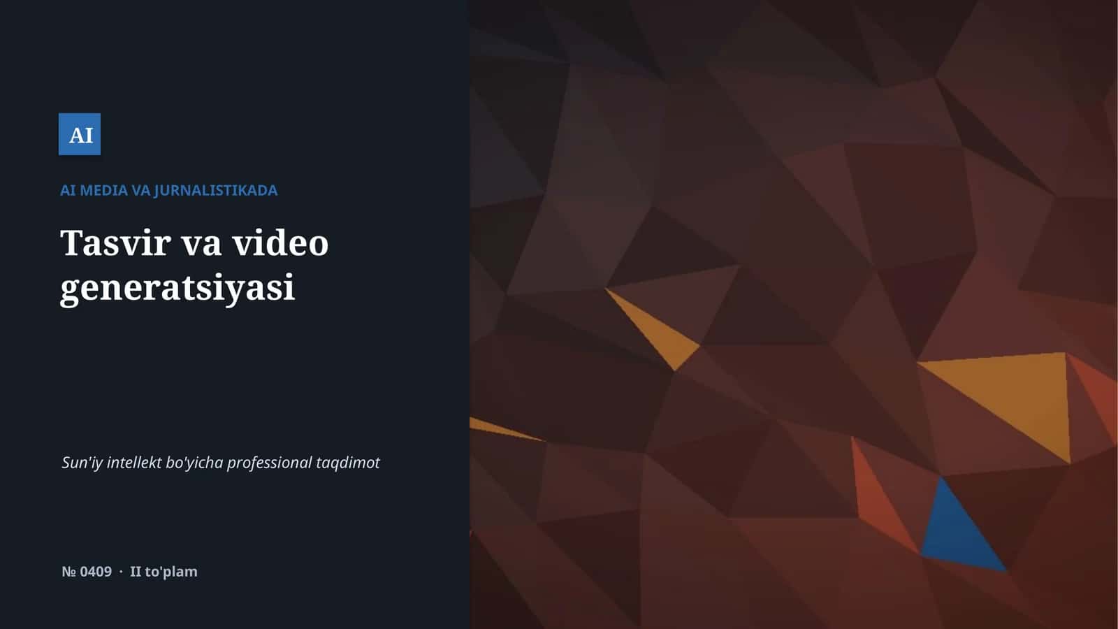 AI MEDIA VA JURNALISTIKADA