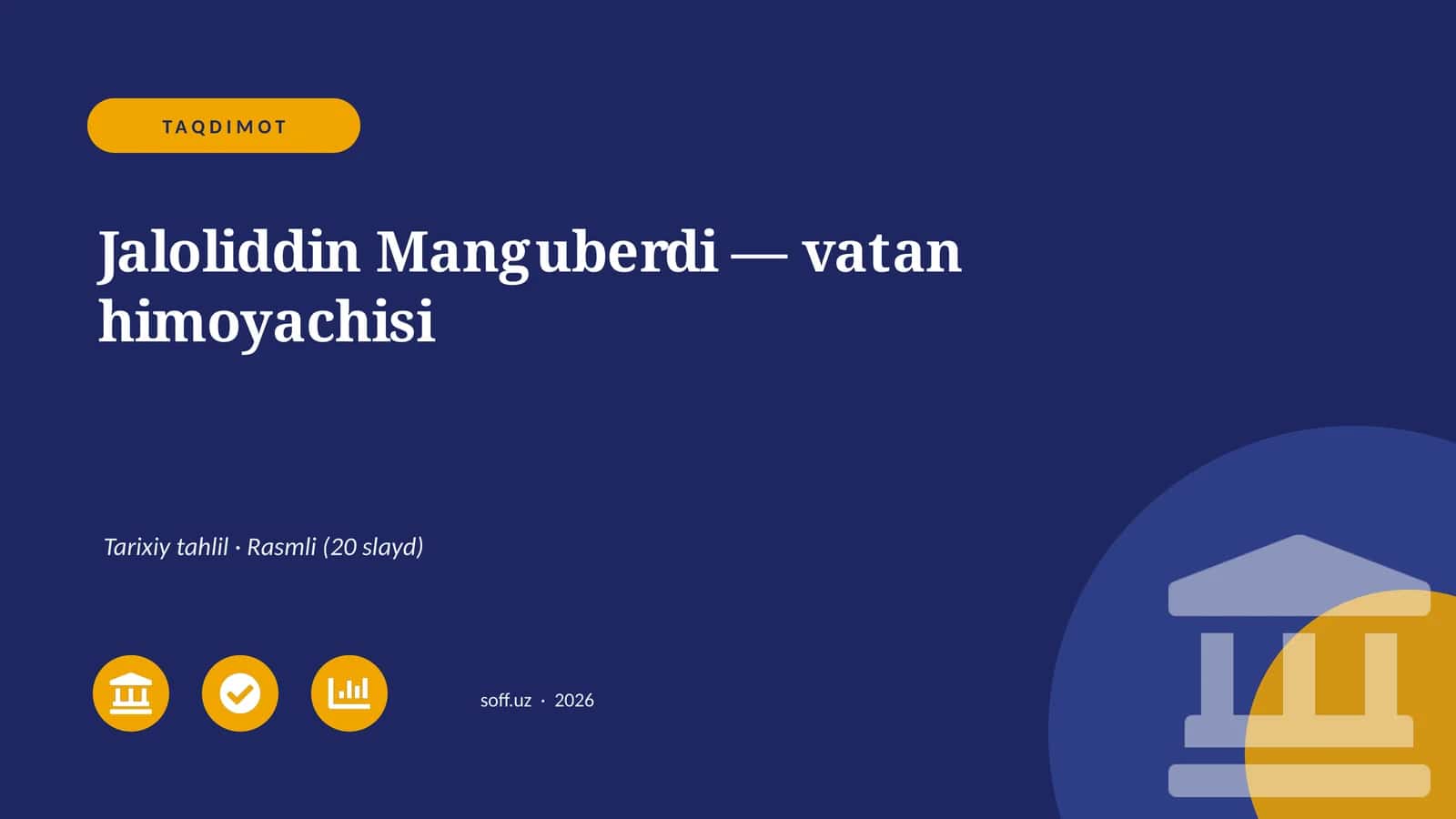Jaloliddin Manguberdi — vatan himoyachisi