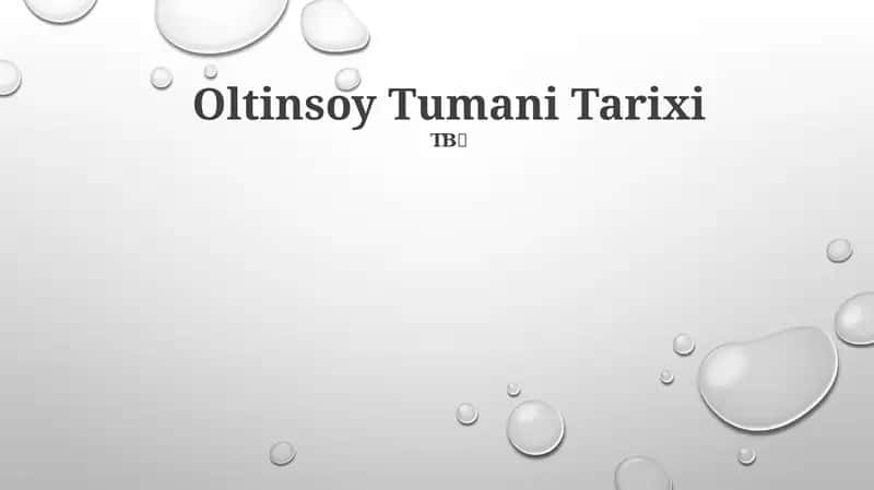 Oltinsoy Tumani Tarixi