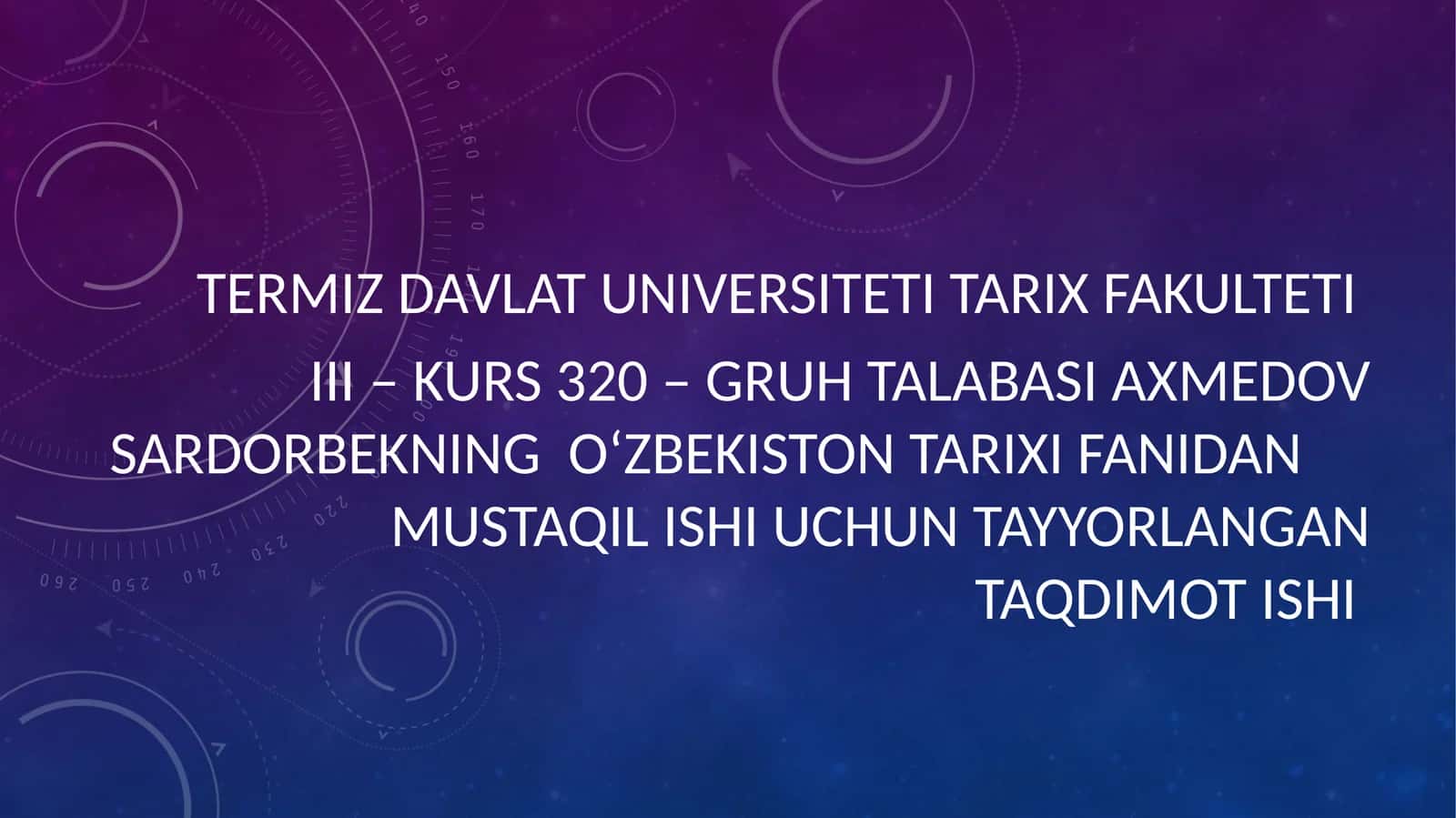 Turkiston muxtoriyati milliy davlatchilikningdastlabkitajribasi