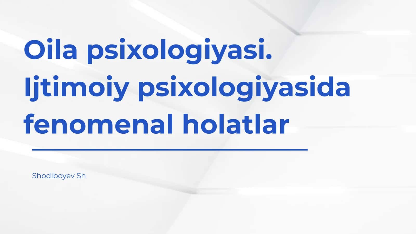 Oilapsixologiyasi