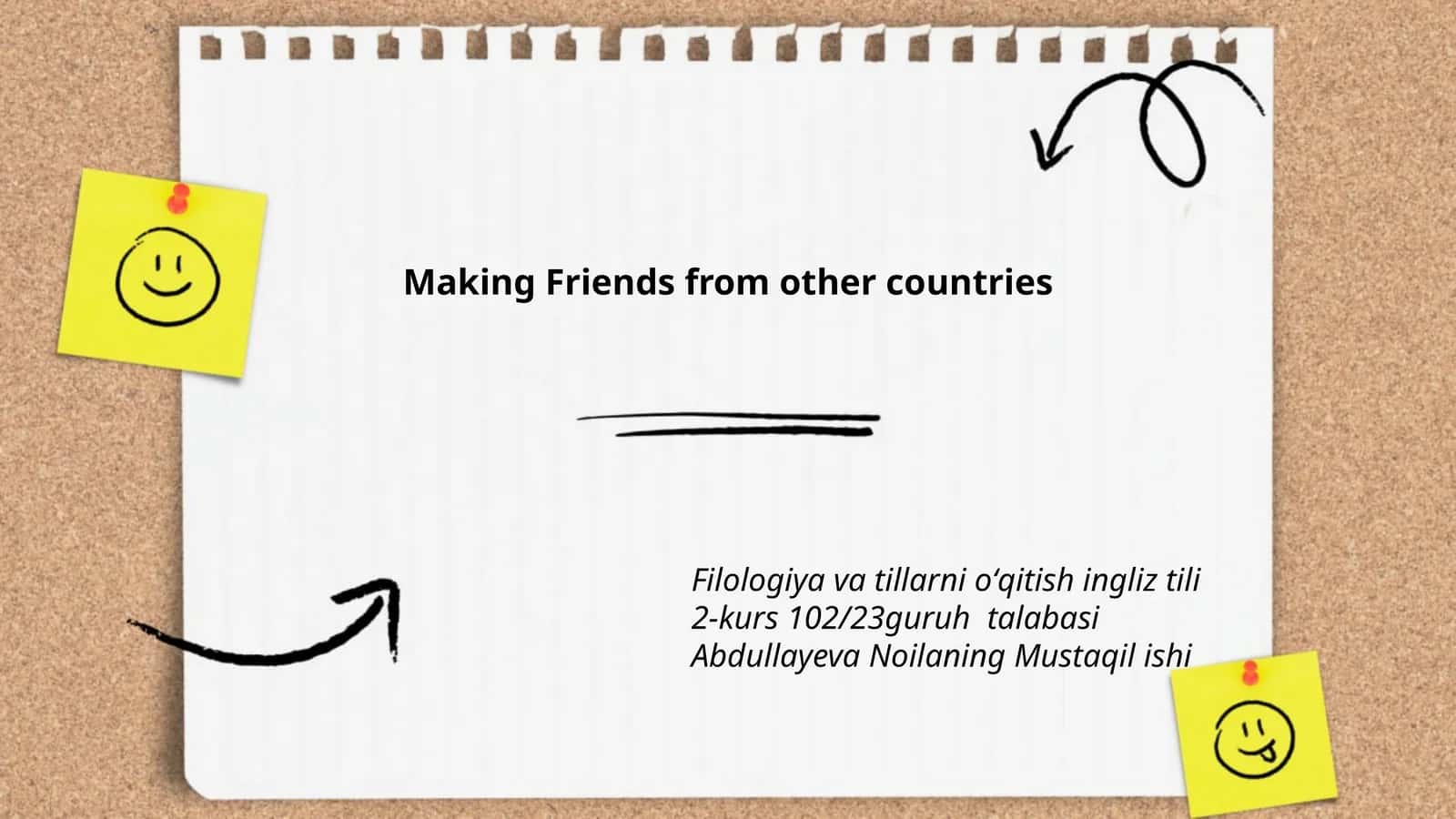 Making Friends from other countries