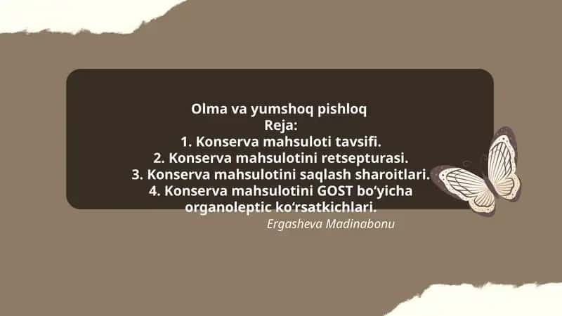 Olma va yumshoq pishloq