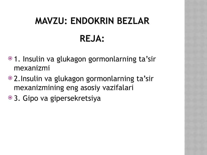 Endokrin bezlar
