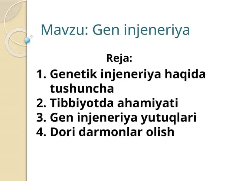 Gen injeneriya