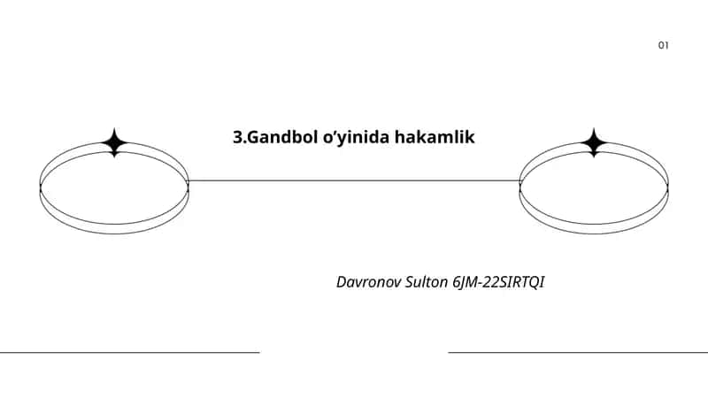 Gandbol o’yinida hakamlik