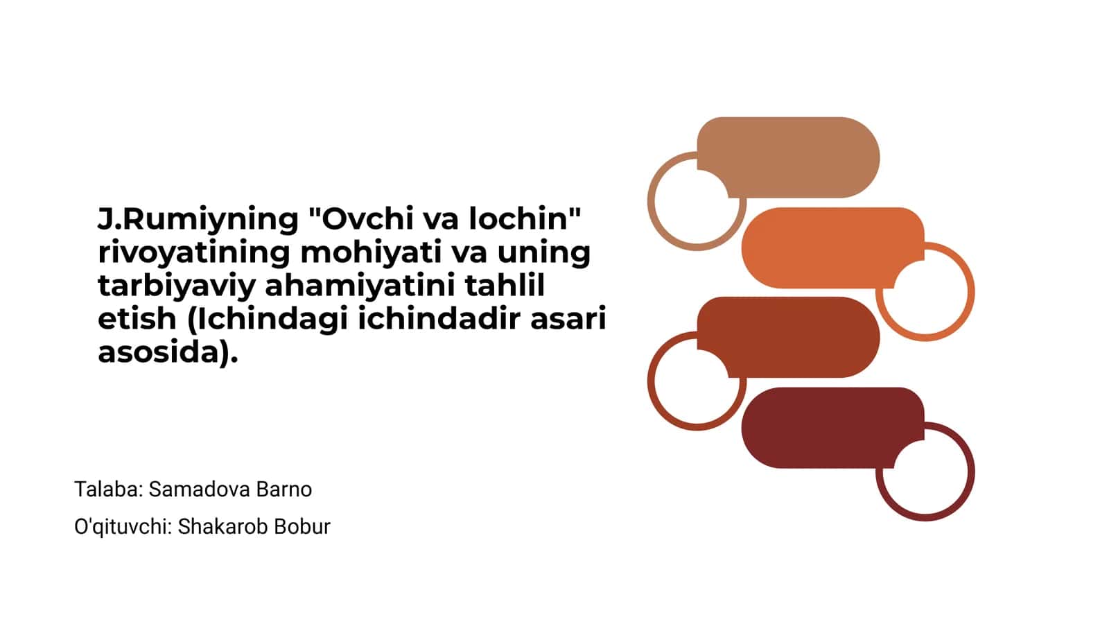 Ovchi va lochin rivoyati