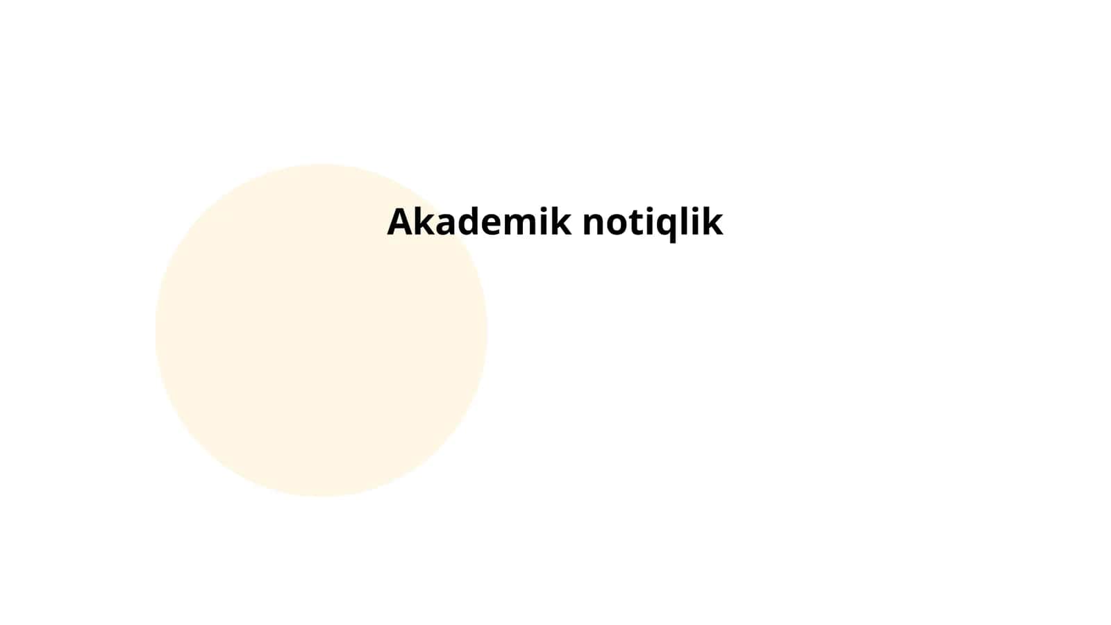 Akademik notiqlik