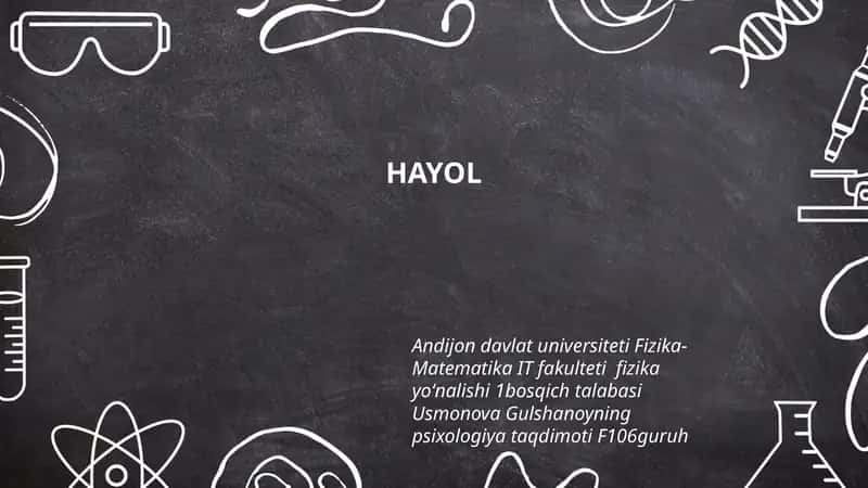 Hayol va Ijodiy Fikrlash