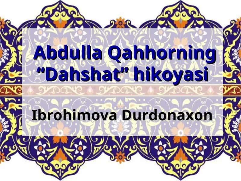 Dahshat