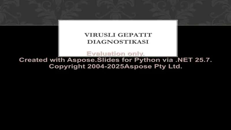 Virusli gepatit diagnostikasi