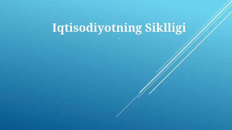 Iqtisodiyotning Siklligi