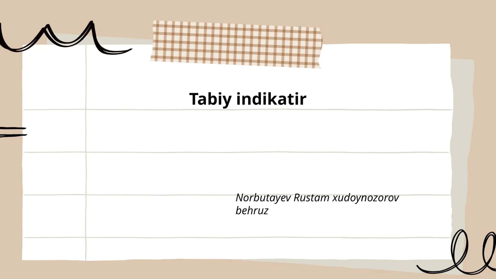 Tabiy indikatir