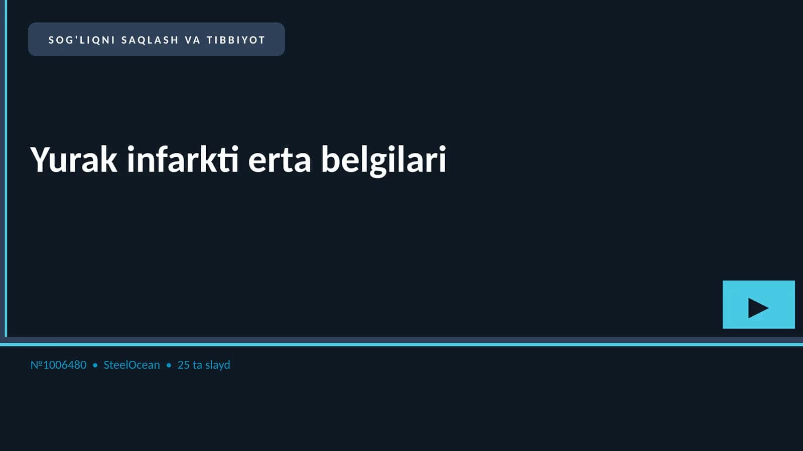 Yurak infarkti erta belgilari