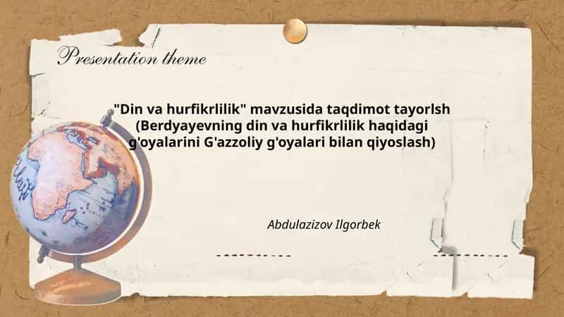 Din va hurfikrlilik
