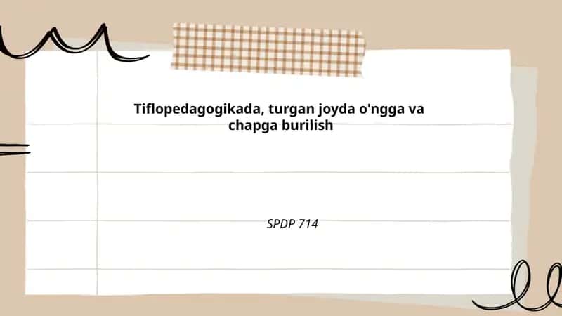 Tiflopedagogika SPDP 714
