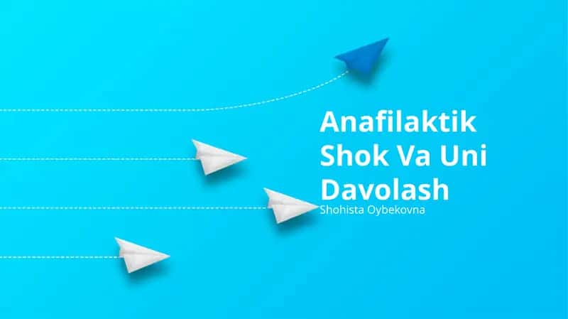 Anafilaktik Shok Va Uni Davolash