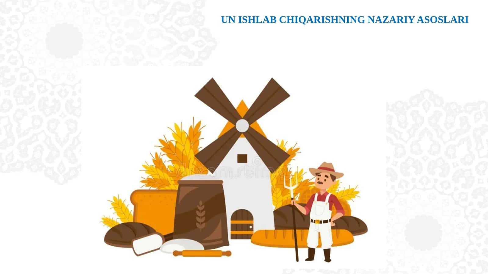 UN ISHLAB CHIQARISHNING NAZARIY ASOSLARI