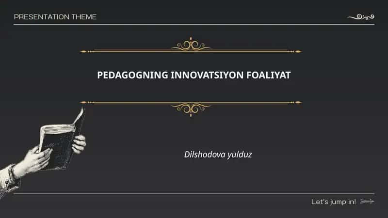 Innovatsion o'qituv metodlari