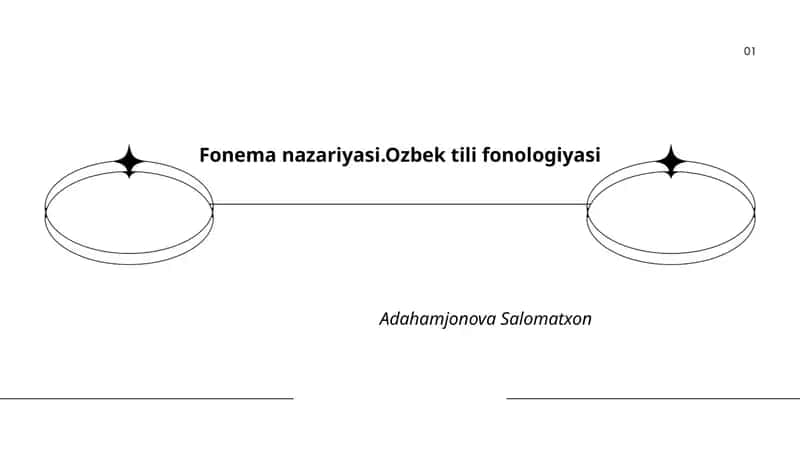 Fonema nazariyasi.Ozbek tili fonologiyasi