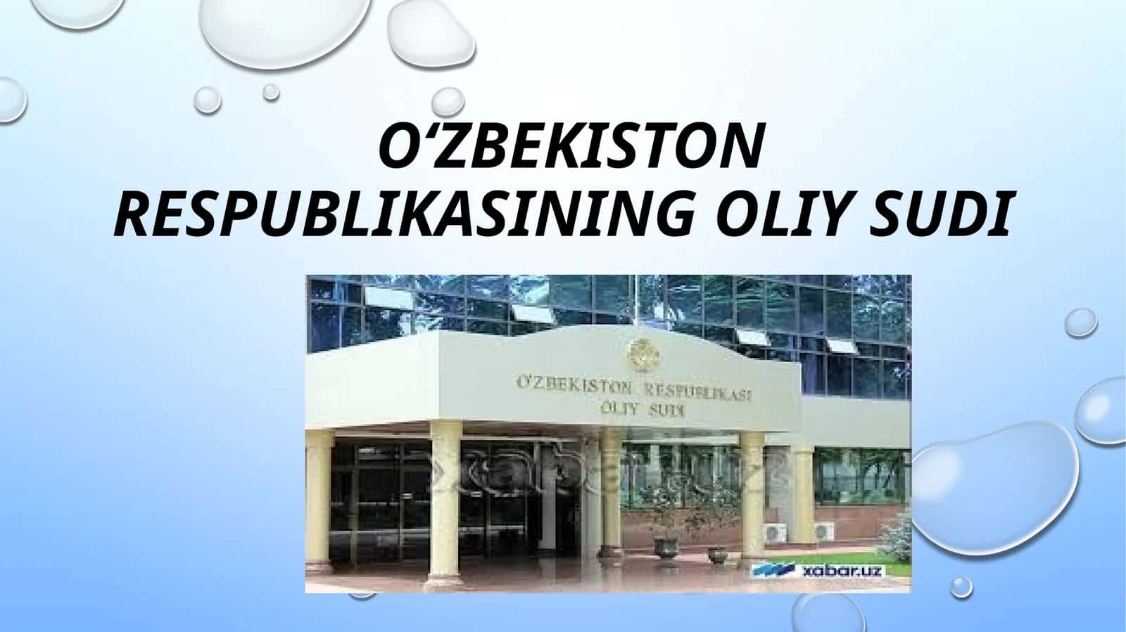 O‘zbekiston Respublikasi Oliysudi