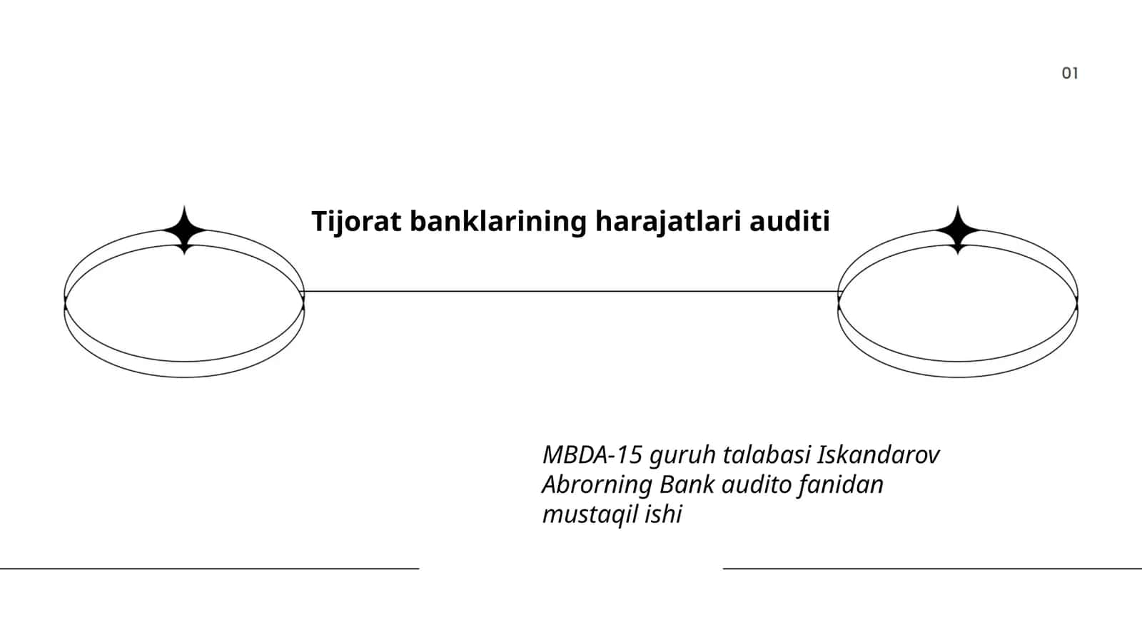 Tijorat banklarining harajatlari auditi