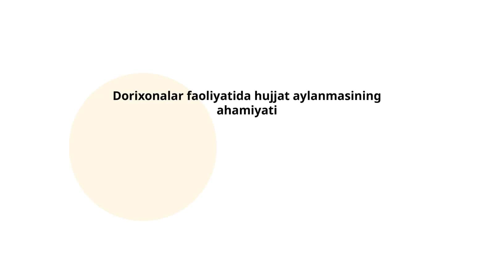 Dorixonalar faoliyatida hujjat aylanmasining ahamiyati