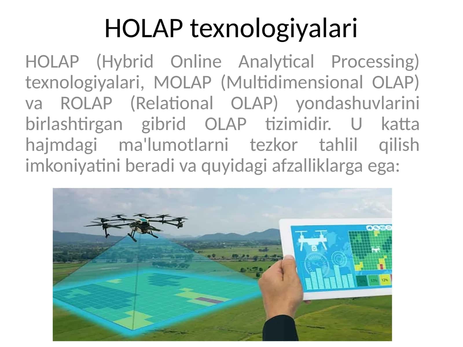 HOLAP texnologiyalari