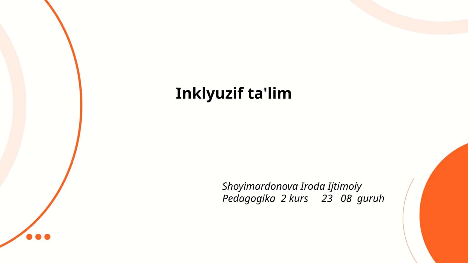 Inklyuzif ta'lim