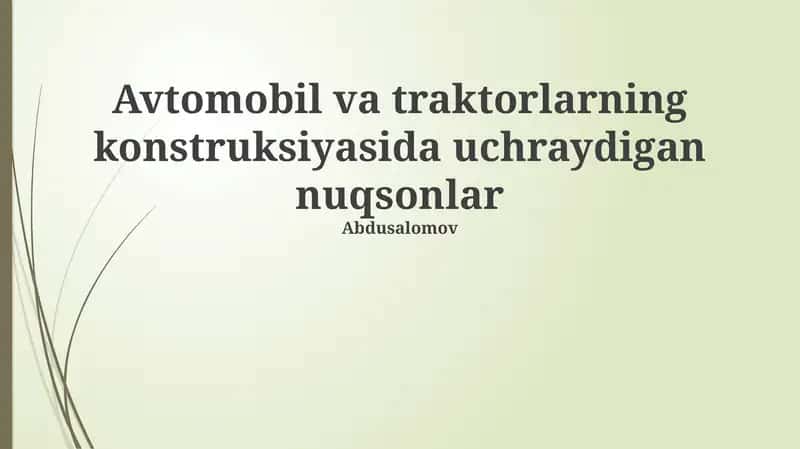 Ishlab Chiqarish Jarayonidagi Nuqsonlar, Aniqlash Usullari va Bartaraf Etish Yo'llari