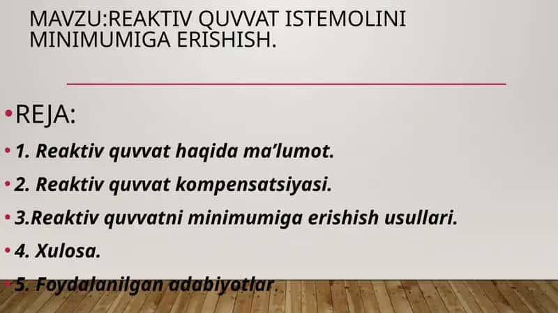 Reaktiv quvvat sistemoli
