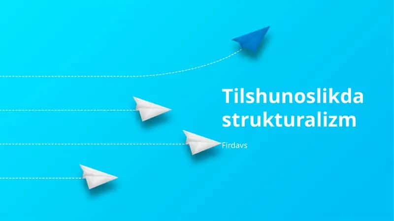 Tilshunoslikda strukturalizm