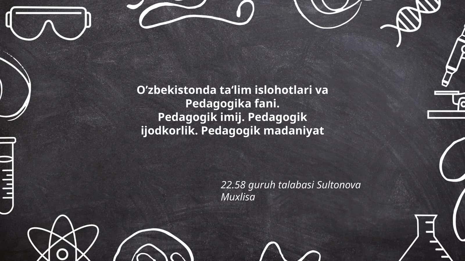 Pedagogika fani