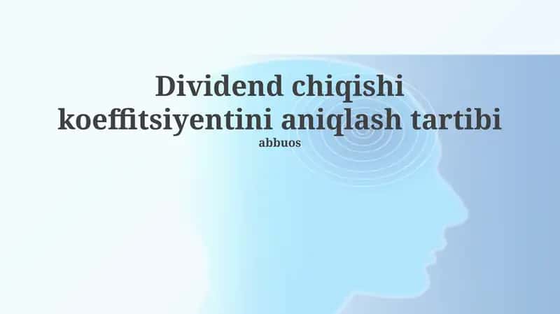 Dividend to'lash koeffitsienti