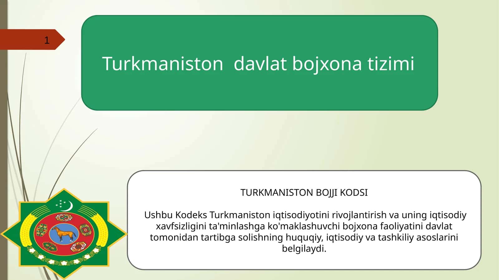 Turkmaniston davlat bojxona tizim