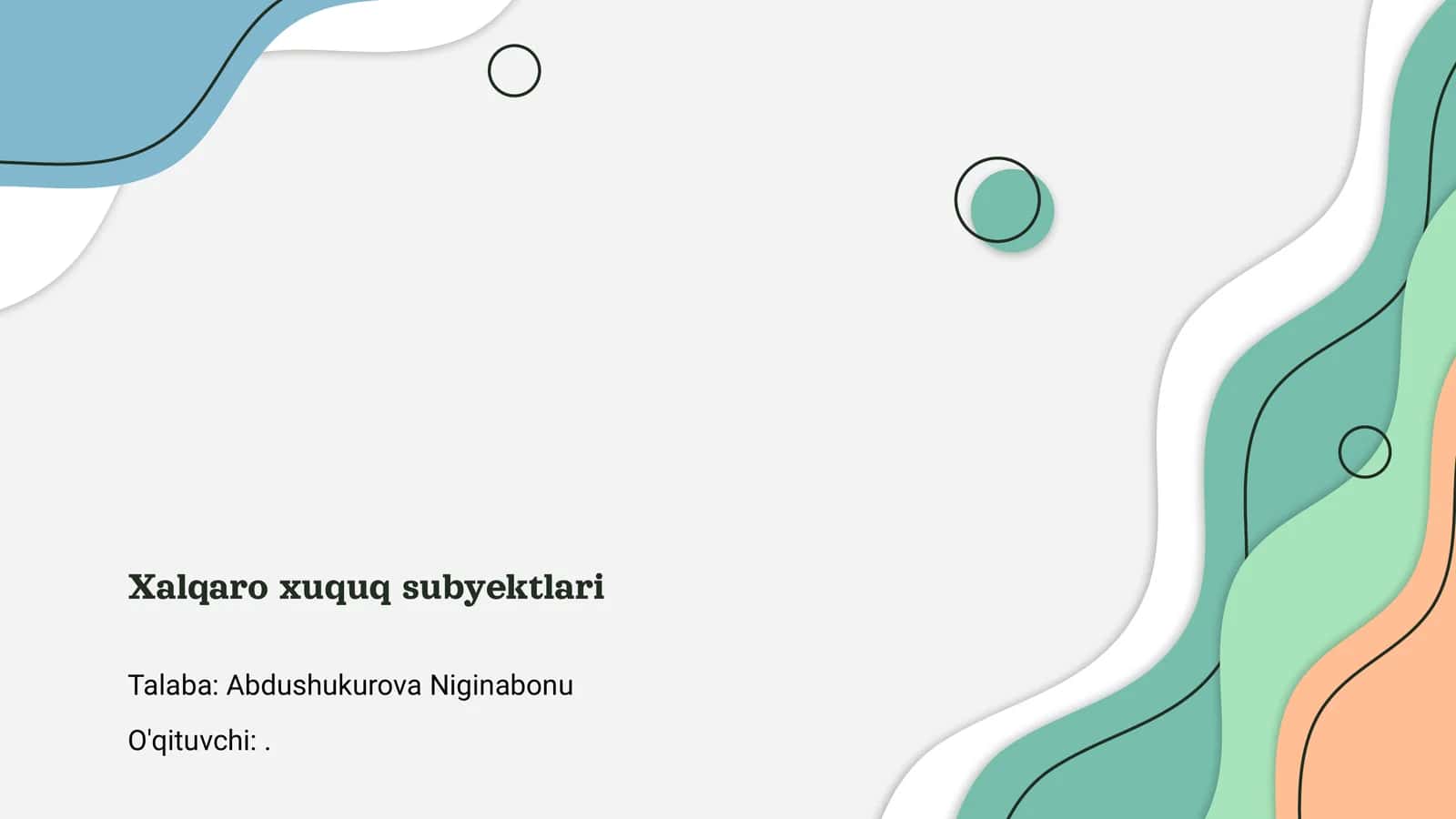 Xalqaro xuquq subyektlari