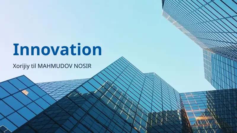Innovation