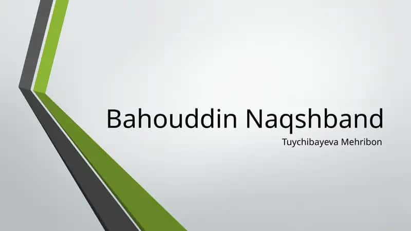 Bahouddin Naqshband